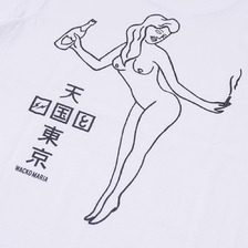 WACKOMARIA &times; Fragment Design &times; CAREERING HEAVY WEIGHT T-SHIRTS WHITE画像