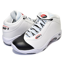 AND1 TAI CHI white/black-f1 red D1055MWBR画像