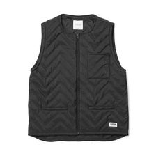 RADIALL STORM - QUILTED VEST (BLACK)画像