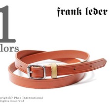 FRANK LEDER COW LEATHER BELT 0020077画像