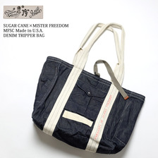 SUGAR CANE &times; MISTER FREEDOM MFSC Made in U.S.A DENIM TRIPPER BAG SC02516画像