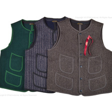 BROWN'S BEACH JACKET by FULLCOUNT EARLY VEST BBJ8-001画像