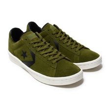 CONVERSE PRO-LEATHER SUEDE OX OLIVE / BLACK 32765284画像