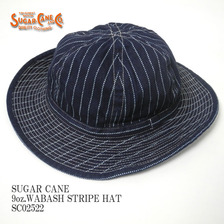 SUGAR CANE 9oz.WABASH STRIPE HAT SC02522画像