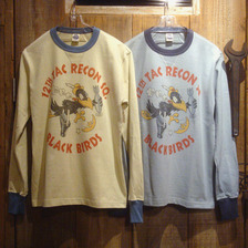 TOYS McCOY LONG SLEEVE TEE BLACK BIRDS"12TH TAC RECON SQ." TMC1767画像
