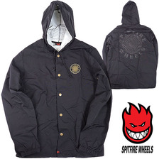 SPITFIRE OG CLASSIC PATCH COACH HOODED JACKET BLACK 54010032D画像