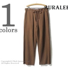 AURALEE SELVEDGE WOOL VIYELLA PANTS A7AP02SV画像