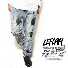 LEFLAH PAINT DIP SAROUEL JOGGER DENIM PANTS -NAVY- EFLP08-1708AWN画像