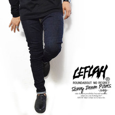 LEFLAH SKINNY DENIM PANTS -NAVY- LEFLP07-1708AWN画像