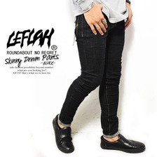LEFLAH SKINNY DENIM PANTS -BLACK- LEFLP07-1708AWB画像