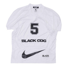 BLACK COMME des GARCONS &times; NIKE SWOOSH 5 GAME SHIRT WHITE画像