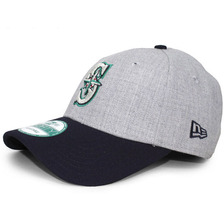 NEW ERA SEATTLE MARINERS 9FORTY CAP GREYxNAVY NRNE80161297画像