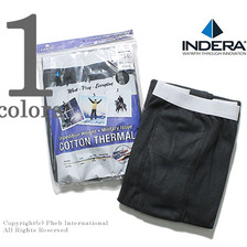 INDERA MILLS ハニカム構造 100%コットン 9.5oz エクスペディションウェイト サーマルパンツ ブラック 890DR画像