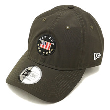 NEW ERA 9THIRTY T/C Shell Cloth Strap OLIVE/S.WHITE 11474904画像