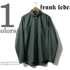 FRANK LEDER GREEN LODEN WOOL SHIRTS 0026015画像
