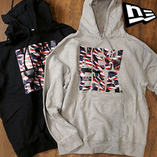 NEW ERA Sweat Pullover Hoodie Eagle & US Flag 11474107/11474108画像