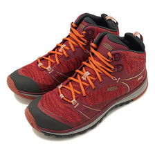 KEEN WMNS Terradora Mid WP Rhododendron/Marsala 1017690画像