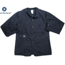 POST OVERALLS #2134 POLYESTER GROSGRAIN SUPER DV JACKET navy画像