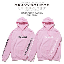 GRAVYSOURCE HARDCORE PARKA -PINK BODY- GSSP-0031PNK画像