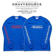 GRAVYSOURCE HARDCORE L/S TEE -BLUE BODY- GSSP-0030BLU画像