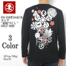 GO-COO!! SAKURA ロンT "家紋づくし" GSLT-8220画像