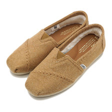 TOMS WOMENS - SEASONAL CLASSICS Toffee Wool/Faux Shearling 10010807画像