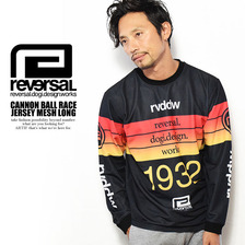 reversal CANNON BALL RACE JERSEY MESH LONG RV17AW018A画像