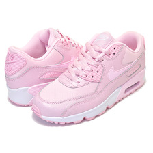 NIKE AIR MAX 90 SE MESH GS prism pink/prism pink-white 880305-600画像