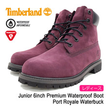Timberland Junior 6inch Premium Waterproof Boot Port Royale Waterbuc A1O82画像