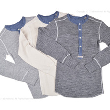 FULLCOUNT GARABOU SLAB HENLEY NECK L/S 25TH ANNIVERSARY ITEM 5963EX画像