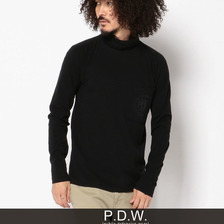 AVIREX PDW L/S STRETCH HIGH NECK T-SHIRT 6673016画像