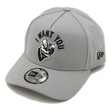 NEW ERA 9FORTY A-Frame IWANT YOU GREY/BLACK 11497883画像