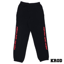 KROD AMW SWEAT PANT BLACK画像