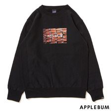 APPLEBUM Orange Box Crew Sweat BLACK画像