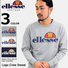 ellesse HERITAGE Logo Crew Sweat EE37100画像
