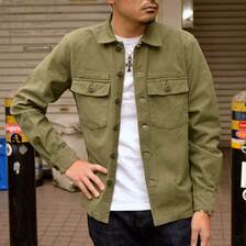 FOB FACTORY ファティーグシャツジャケット F2362画像