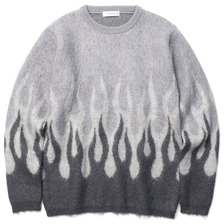 RADIALL HELL - CREW NECK SWEATER L/S (BLACK)画像