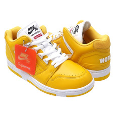 NIKE SB &times; Supreme AIR FORCE 2 LOW VARSITY MAIZE/WHITE AA0871-717画像