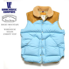 ROCKY MOUNTAIN &times; WAREHOUSE NYLON CHRISTY VEST画像