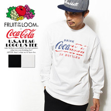 Fruit of the Loom &times; Coca-Cola U.S.A FLAG LOGO L/S TEE 923-513CC25画像