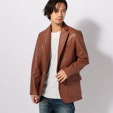 AVIREX SHEEP 2 BUTTON LEAHTER JACKET 6171067画像