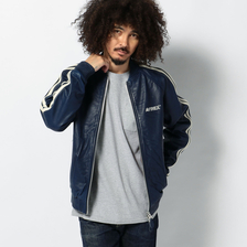 AVIREX LEATHER TRACK JACKET 6171073画像