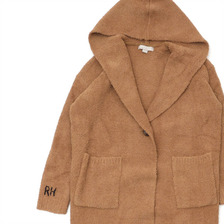 BAREFOOT DREAMS for Ron Herman Women's Hooded Long Cardigan CAMEL画像