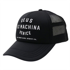 Deus Ex Machina VENICE ADDRESS TRUCKER BLACK画像