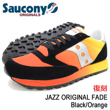Saucony JAZZ ORIGINAL FADE Black/Orange S70248-1画像
