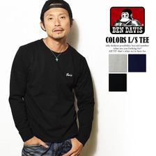 BEN DAVIS COLORS L/S TEE M-7780042画像