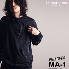AVIREX L/S PULLOVER MA-1 6172184画像