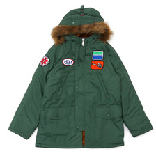 Supreme &times; HYSTERIC GLAMOUR N-3B Parka WORK GREEN画像