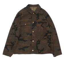 Supreme &times; LOUIS VUITTON Jacquard Denim Chore Coat CAMO画像