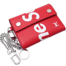 Supreme &times; LOUIS VUITTON Chain Wallet RED画像